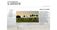 Desktop Screenshot of kuenstlergruppe.junuskarimow.de